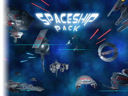 16种飞船模型集合 16 Spaceships Pack