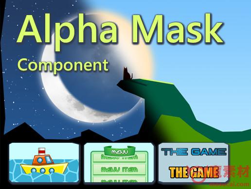 透明UI 粒子特效 Alpha Mask: UI, Sprites, Tilemaps, Particles, 3D