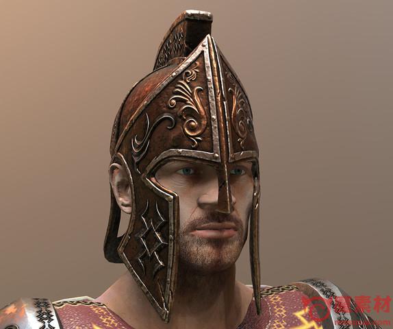 古代战士3D模型 动作 Ancient Warrior v1.1