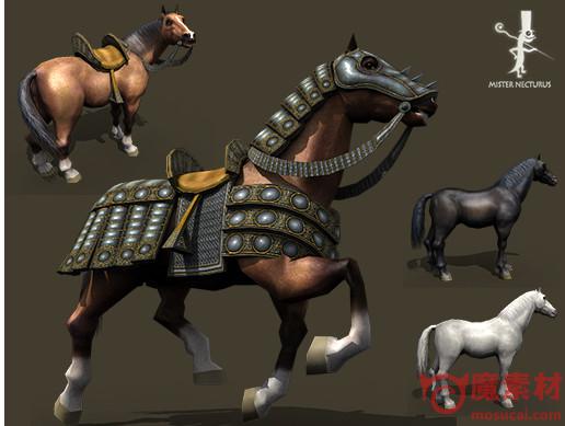 动物 马模型 战马模型3D Animated Horse v1.6