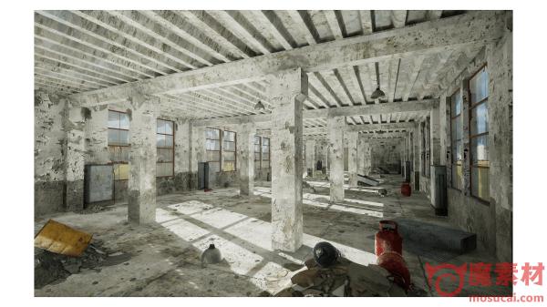 UE4废弃的工厂场景资源下载Abandoned Factory
