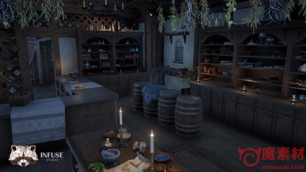 UE4药剂师和炼金术 环境内饰资源下载Apothecary and Alchemy