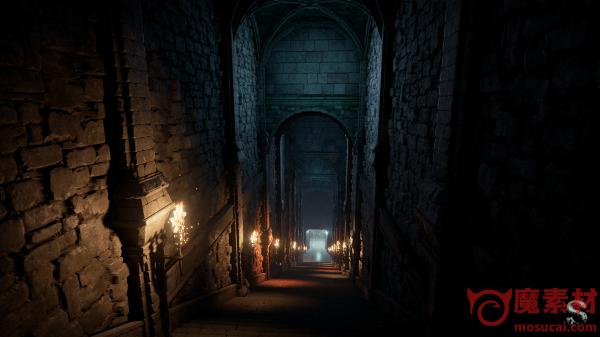 UE4 暗黑地下城 哥特建筑 地牢场景下载Fantasy Dungeon