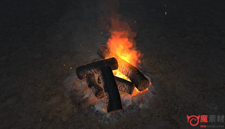 U3D 篝火 火堆Campfire v1.0