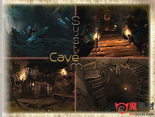 unity3D探险 洞穴 溶洞系统环境包资源Cave System v1.2