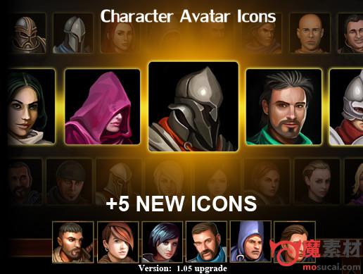 人物头像图标 Character avatar icons v1.01