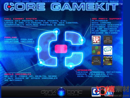 UNITY 3D核心游戏工具包Core GameKit