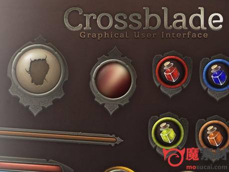 游戏UI资源 Crossblade GUI