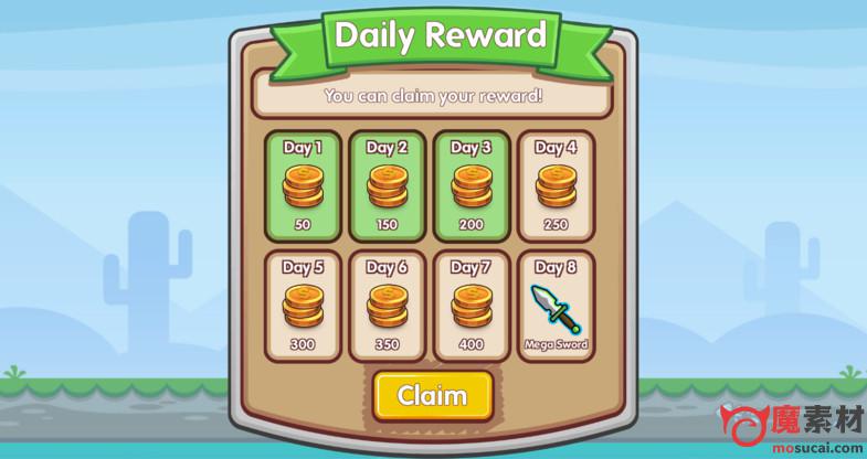 unity 每日奖励系统 Daily rewards v1.1.1