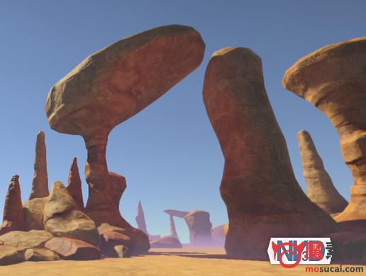 3D沙漠岩石 风化岩石资源包Desert Rocks