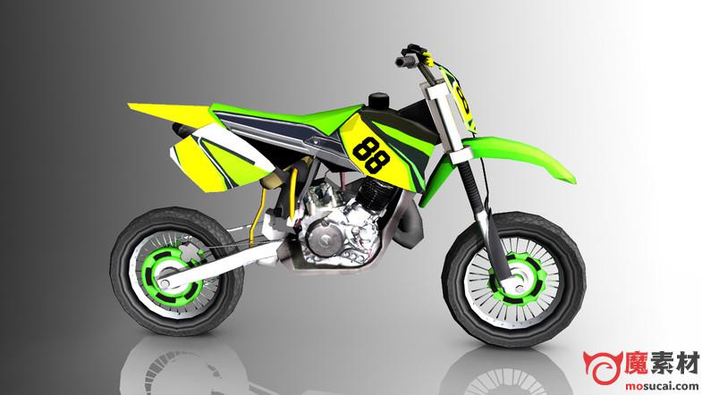 山地越野摩托车3D模型资源下载Dirt Bikes v1.0
