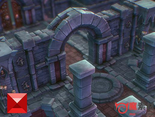 unity3D地下城建筑模型Dungeon Builder Starter Set
