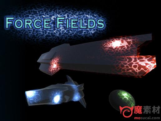 unity 3D 触碰能量撞击shader Energy Force Fields