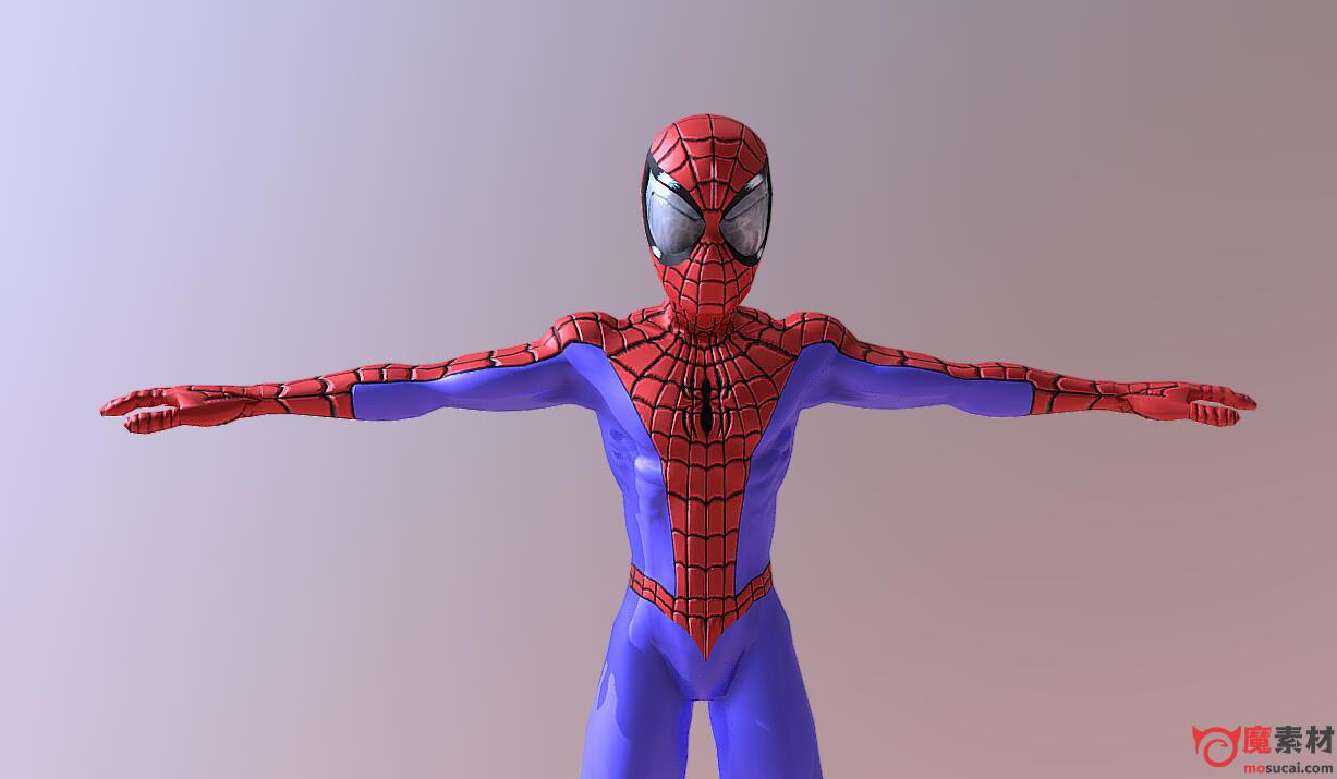 蜘蛛侠3D模型资源下载ultimate-spider-man