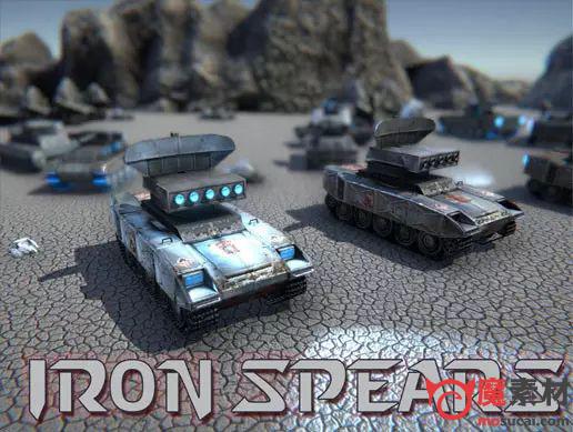 3D 坦克 科幻坦克模型资源包Iron Spears