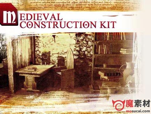 unity中世纪的建筑关卡环境场景资源包Medieval Construction Kit