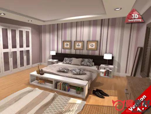 卧室模型Modern Bedroom 2