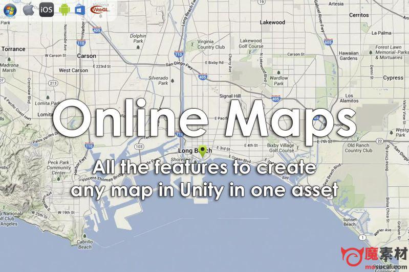 unity 在线地图插件Online Maps v2.5.7.1