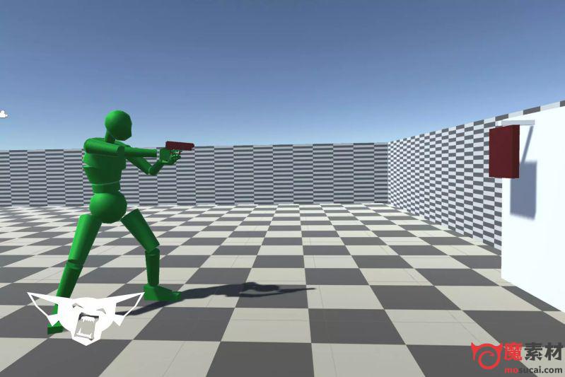 unity3d士兵角色动画模型Pistol Animset Pro v2.51