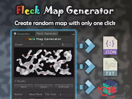 unity 随机地图生成器Fleck Map Generator Random Level Creater