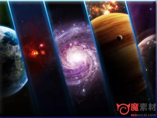 unity 3D太空星际背景天空盒子资源集合Parallax Space Background Multipack 2.2