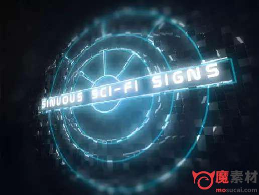 unity科幻特效材质着色器Sinuous Sci-Fi Signs v1.6